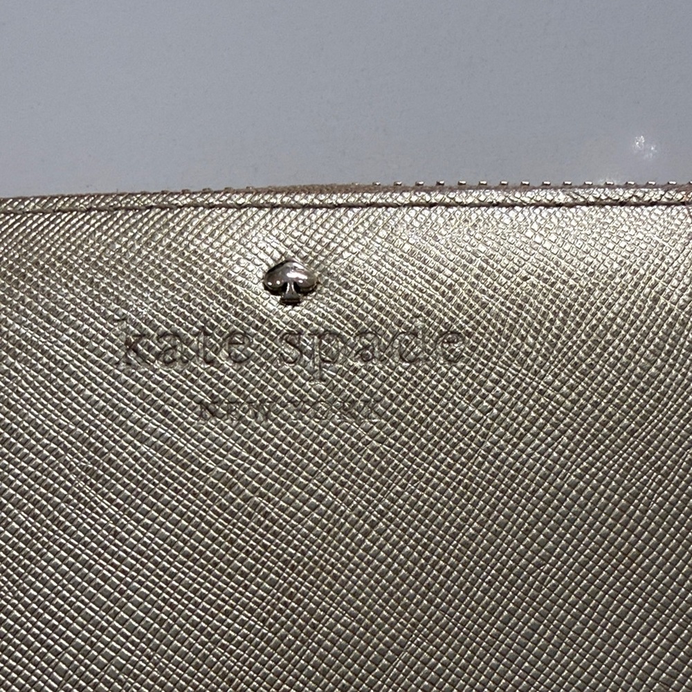 Kate Spade Metallic Gold Wallet - Picture 2 of 2